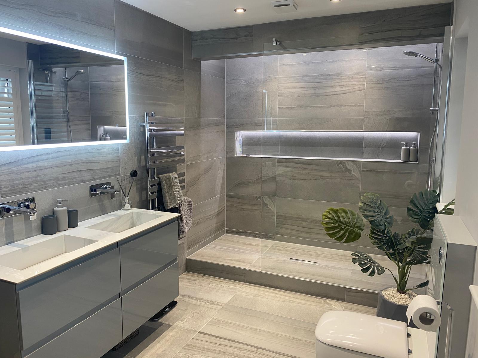High-specification shower installation by JPF Plumbing
