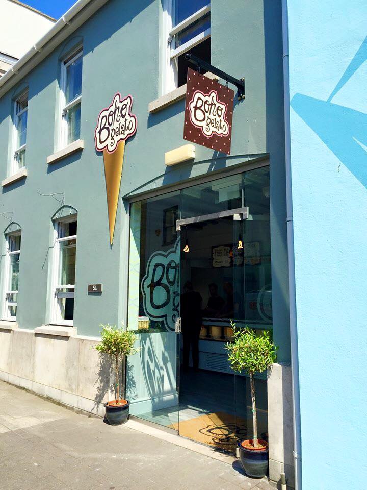 Boho Gelato shopfront — a JPF commercial hospitality installation
